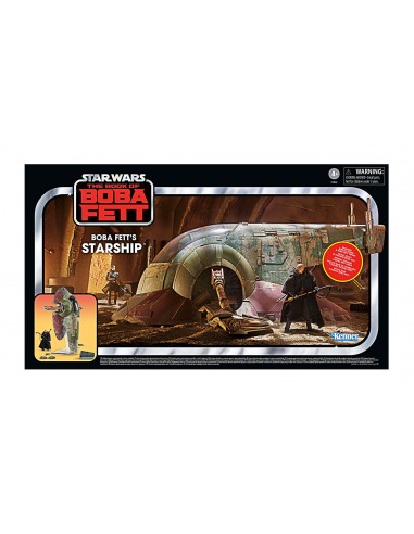 Star Wars: The Book of Boba Fett - The Vintage Collection - Vaisseau de Boba Fett - SLAVE ONE brillant des détails fins