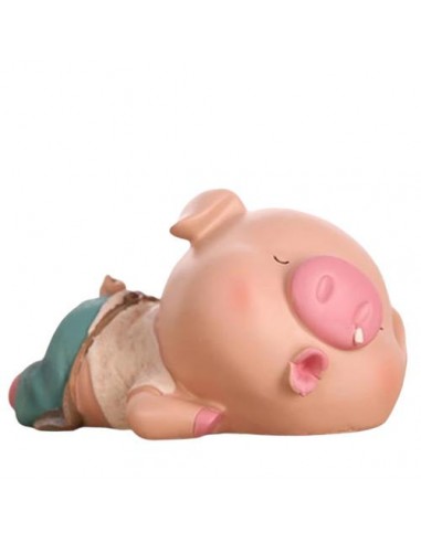 Tirelire Cochon Rose qui dort la livraison gratuite