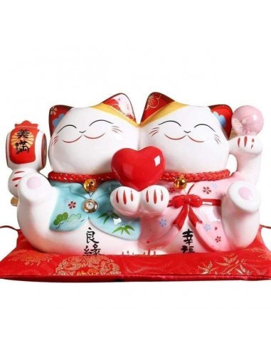 Tirelire Japonaise Chat Maneki-Neko les ctes