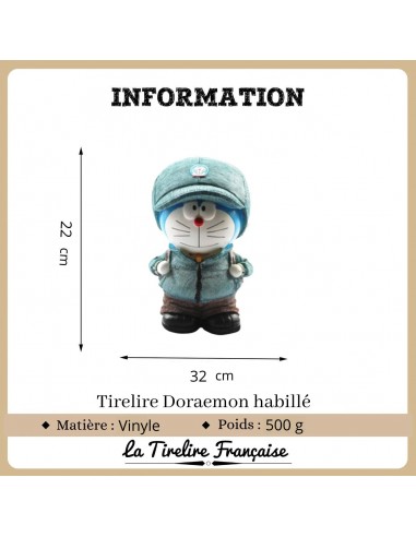 Tirelire Doraemon Habillé solde