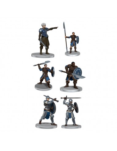 D&D Icons of the Realms - figurines prépeintes - Kalaman Military Warband les muscles