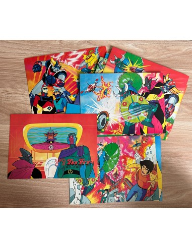 GOLDORAK Grendizer - Set complet de 16 posters cartonné 19 X 26 cm  - Occasion basket pas cher