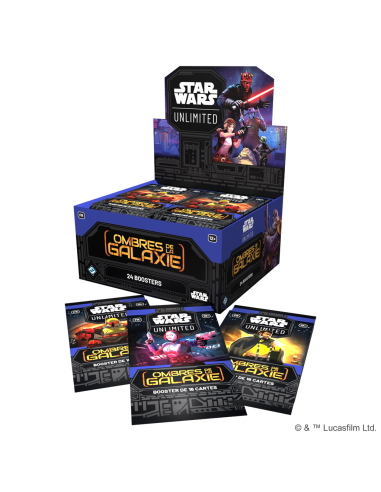 Star Wars Unlimited - OMBRES DE LA GALAXIE - Display VF (Boite de 24 boosters) de pas cher