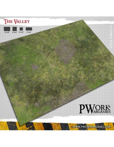 Tapis de jeu néoprène - The Valley - 90x90 cm paiement sécurisé