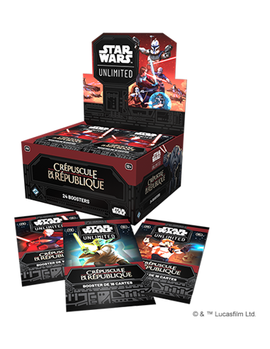 Star Wars Unlimited - Crépuscule de la république - Display VF offre 