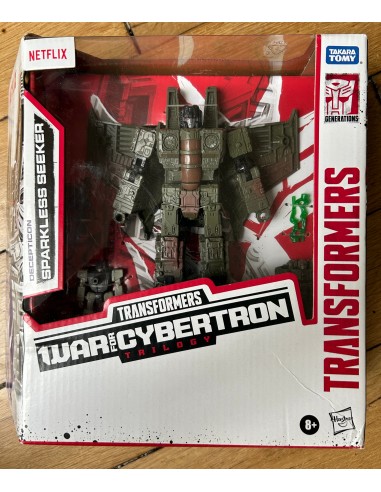 TRANSFORMERS  - War for Cybertron - Figurine Decepticon Sparkless Seeker de technologie