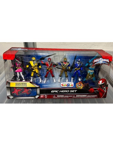 Power Rangers - Ninja Steel - Epic Hero Set - Exclusivité Toys R Us Paris Déstockage Promo