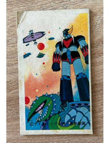 GOLDORAK Grendizer - Lot de 8 cartes MENKO VINTAGE cartonnées 7 cm x 4,5 cm  - ***Occasion*** commande en ligne