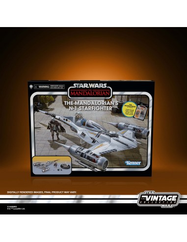 Star Wars : The Mandalorian - Vintage Collection TVC - N-1 Starfighter avec 2 FIGURINES livraison et retour toujours gratuits