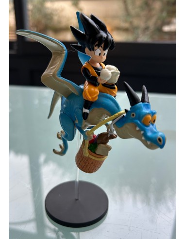 Dragon Ball - Museum Collection - SON GOKU SUR LE DINOSAURE BLEU - 12 cm ***Occasion*** pas cher