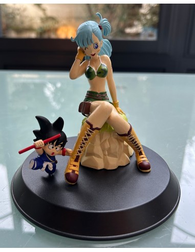 Dragon Ball - Série DX Girls Figure - SON GOKU & BULMA - 13 cm ***Occasion*** sur le site 