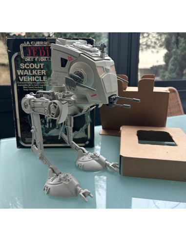 Star Wars : Le retour du Jedi - Scout Walker Vehicle AT-ST - 1983 - ***Occasion avec boîte et cales !*** Miro-Meccano pas cher