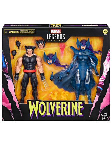 Marvel Legends - Série Wolverine - Pack de 2 figurines WOLVERINE & PSYLOCKE store