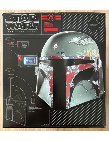 STAR WARS : L'EMPIRE CONTRE-ATTAQUE - Black series - Casque électronique de BOBA FETT store