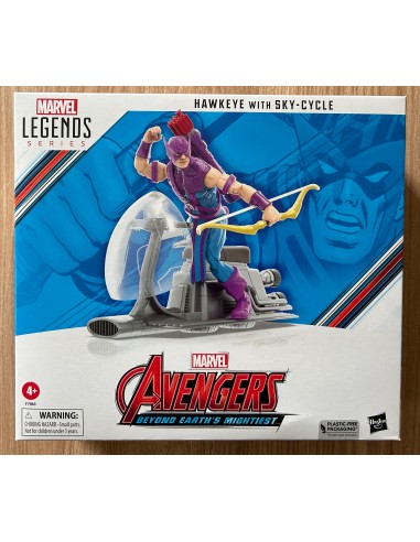 Marvel Legends - Série Avengers - Figurine de HAWKEYE & SKY-CYCLE - 15 cm hantent personnes