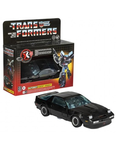 Collaborative Transformers x K2000 - Knight Rider - KITT - Agent Knight Autobot pas cher 