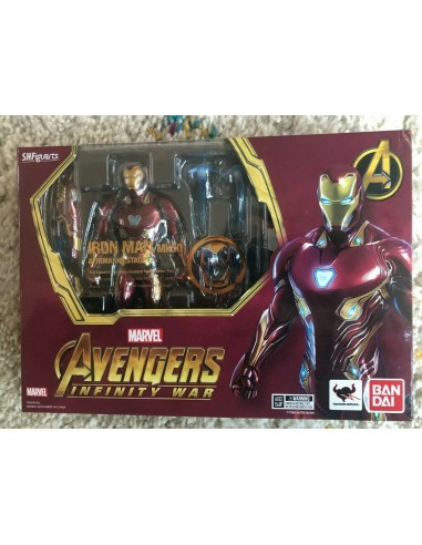 AVENGERS INFINITY WAR - figurine IRON MAN Mark 50 Tamashii Stage BANDAI FIGUARTS de pas cher