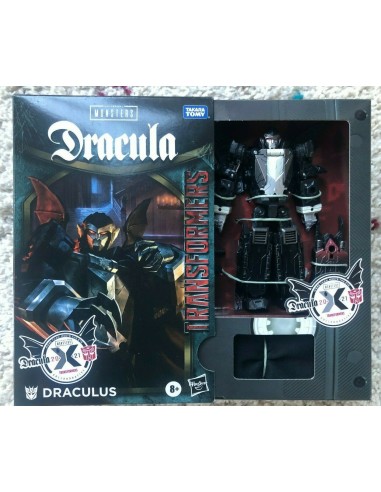 Dracula X Transformers DRACULUS Universal Monsters  14 cm figurine HASBRO - Neuf 2024