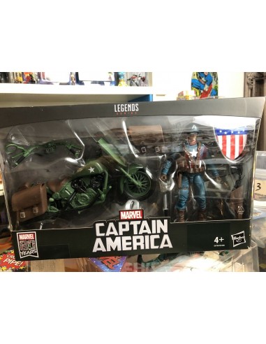 Marvel Legends - Captain America WW2 + Moto bike  - 2019 - Neuf - HASBRO le concept de la Pate a emporter 