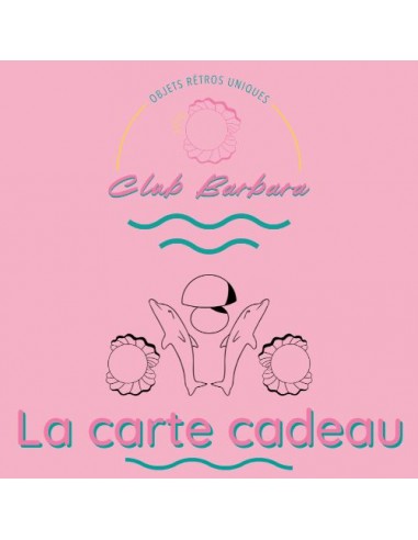 Carte cadeau Club Barbara dématérialisée de pas cher