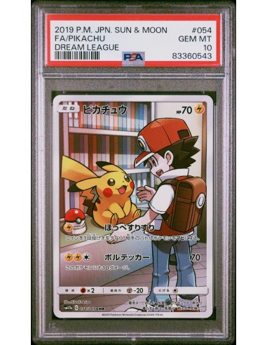 Pikachu 054/049 - PSA 10 Pour