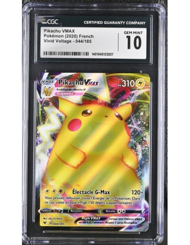 Pikachu VMAX 044/185 - CGC 10 s'inspire de l'anatomie humaine