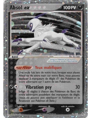 Absol ex 92/108 - EX : Gardiens du Pouvoir s'inspire de l'anatomie humaine