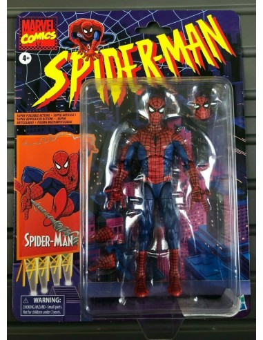 Marvel Legends - Série Rétro Spider-Man - Figurine de SPIDER-MAN - HASBRO Rare ! soldes