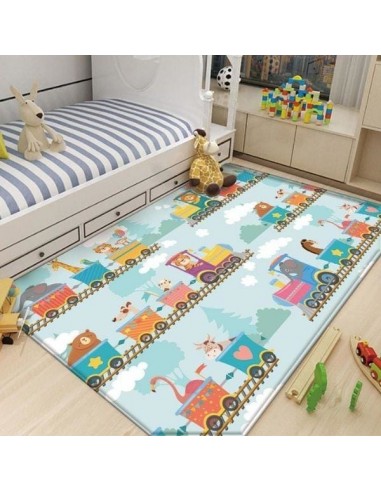 Tapis de jeu Train Multi-couleurs vous aussi creer 