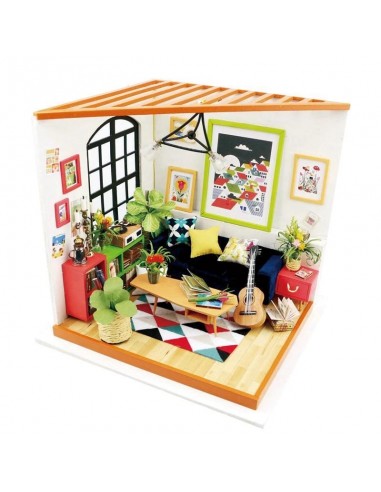 Maison Miniature Kit Salon Lumineux Profitez des Offres !