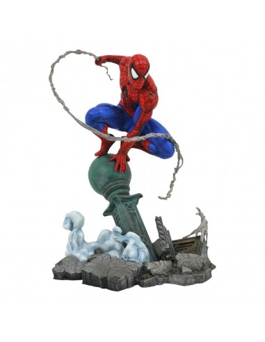 MARVEL GALLERY DIORAMA - Statuette de SPIDER-MAN - PVC - 25 cm Comment ça marche