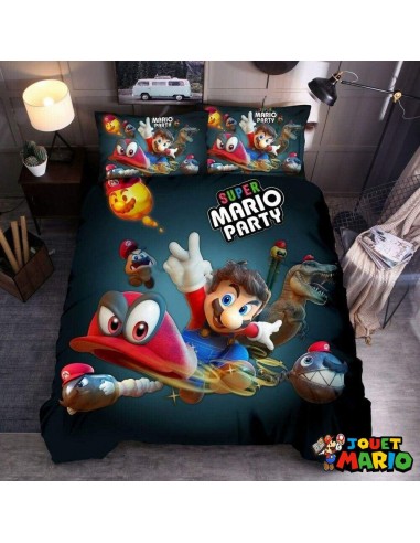 Housse de couette avec impression Super Mario 50% de réduction en Octobre 2024