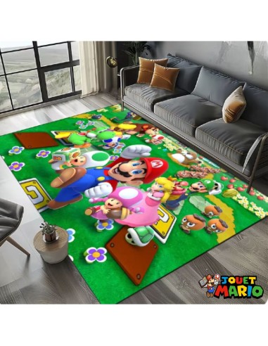 Grand tapis pour salle de jeux Mario Economisez 