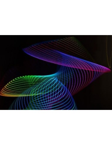 Echo Glow - Hula Hoop 80 LED lumineux Télécommande, diamètre 90cm shop