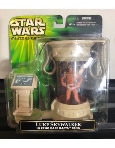 STAR WARS - Série POWER OF THE JEDI - Figurine LUKE SKYWALKER IN ECHO BASE BACTA TANK - 2001 - vintage l'achat 