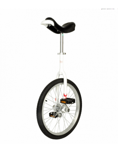 Monocycle Only One ø 50cm - 20" Blanc brillant des détails fins