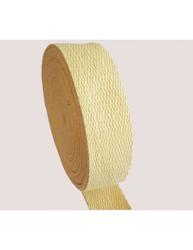 Meche kevlar aramide largeur 50 mm épaisse (3mm) longueur rolleau 10 metres À commander