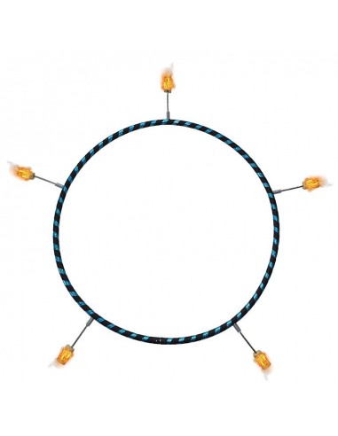 FNG Hula-Hoop de feu pliable 90cm avec 5 mèches Les magasins à Paris et en Île-de-France