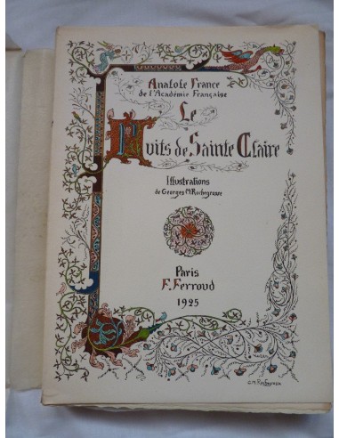 Le puits de Sainte-Claire - Anatole France pas chere