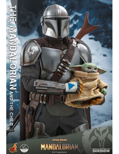 Star Wars The Mandalorian - Pack 2 figurines 1/4 The Mandalorian & The Child 46 cm pas chere