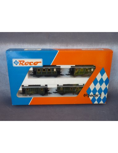 ROCO 44014 - Coffret 4 voitures K Bay Sts B BAYERN français