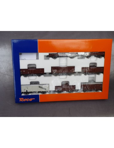 ROCO 44002 - Coffret 8 wagons marchandises DB Les magasins à Paris