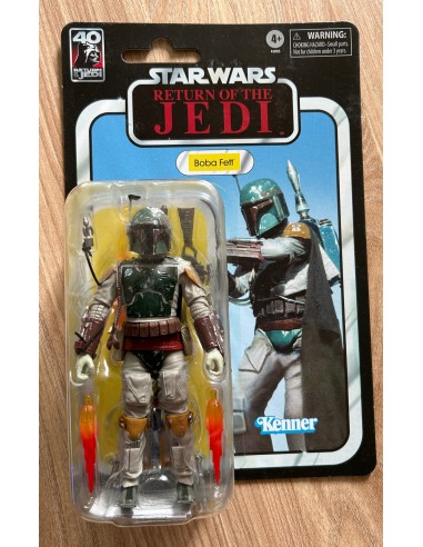 STAR WARS : RETURN OF THE JEDI - 40ème Anniversaire - The Black Series - Figurine de BOBA FETT Paris Déstockage Promo